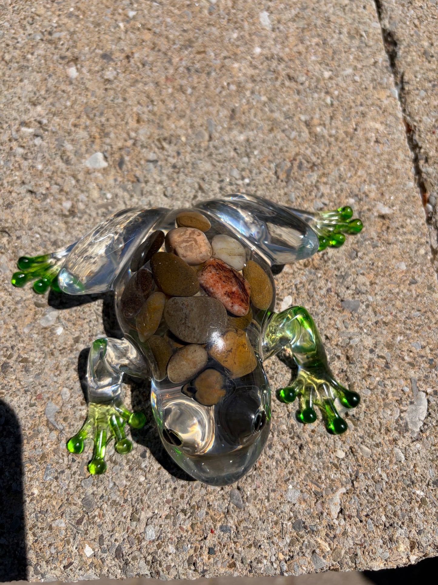Handmade Resin Frogs