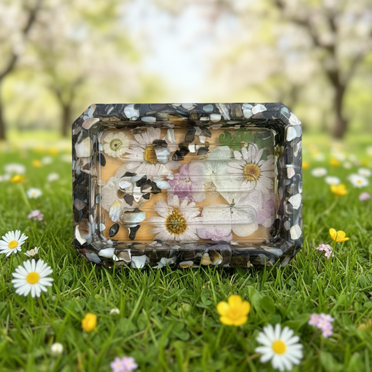 Resin Flower Soap Dish