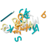 Alphabet PushPeel Sensory Board