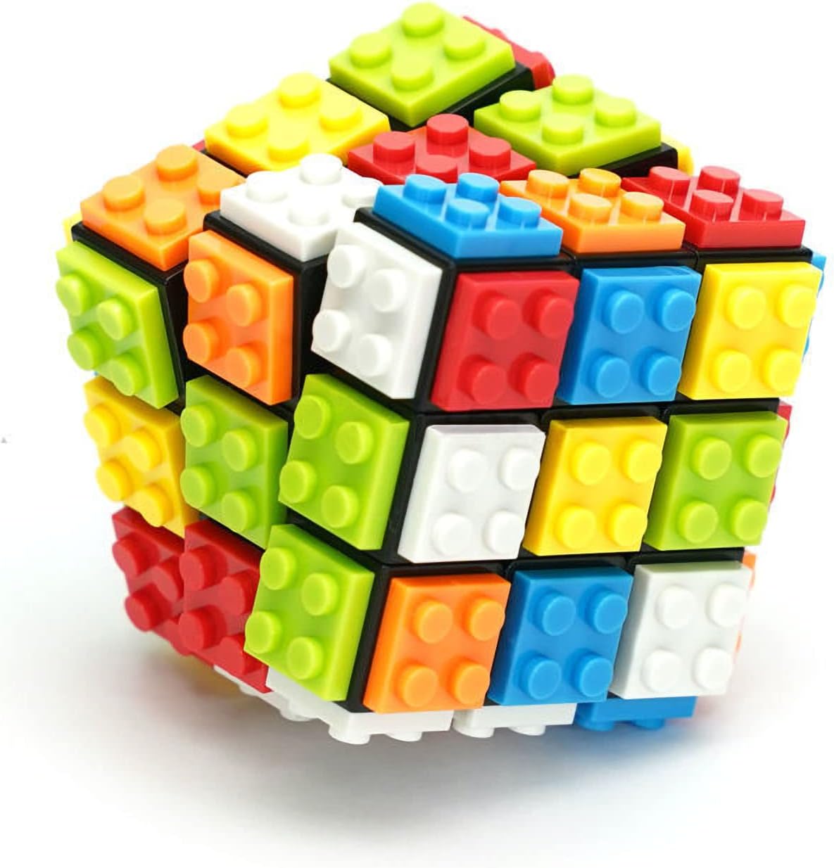 AMAZA 3x3 Speed Cube Stress Relief Toys Black 3x3x3 Magic Cube Puzzles Toy Sturdy and Smooth Cubes Toy Game Puzzle Toys for Kids and Adults