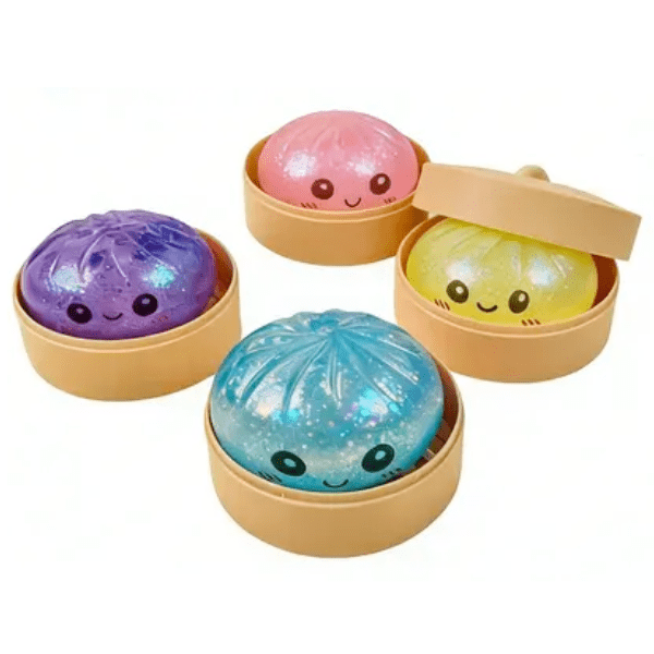 Surprise Squishy Glitter Dumplings