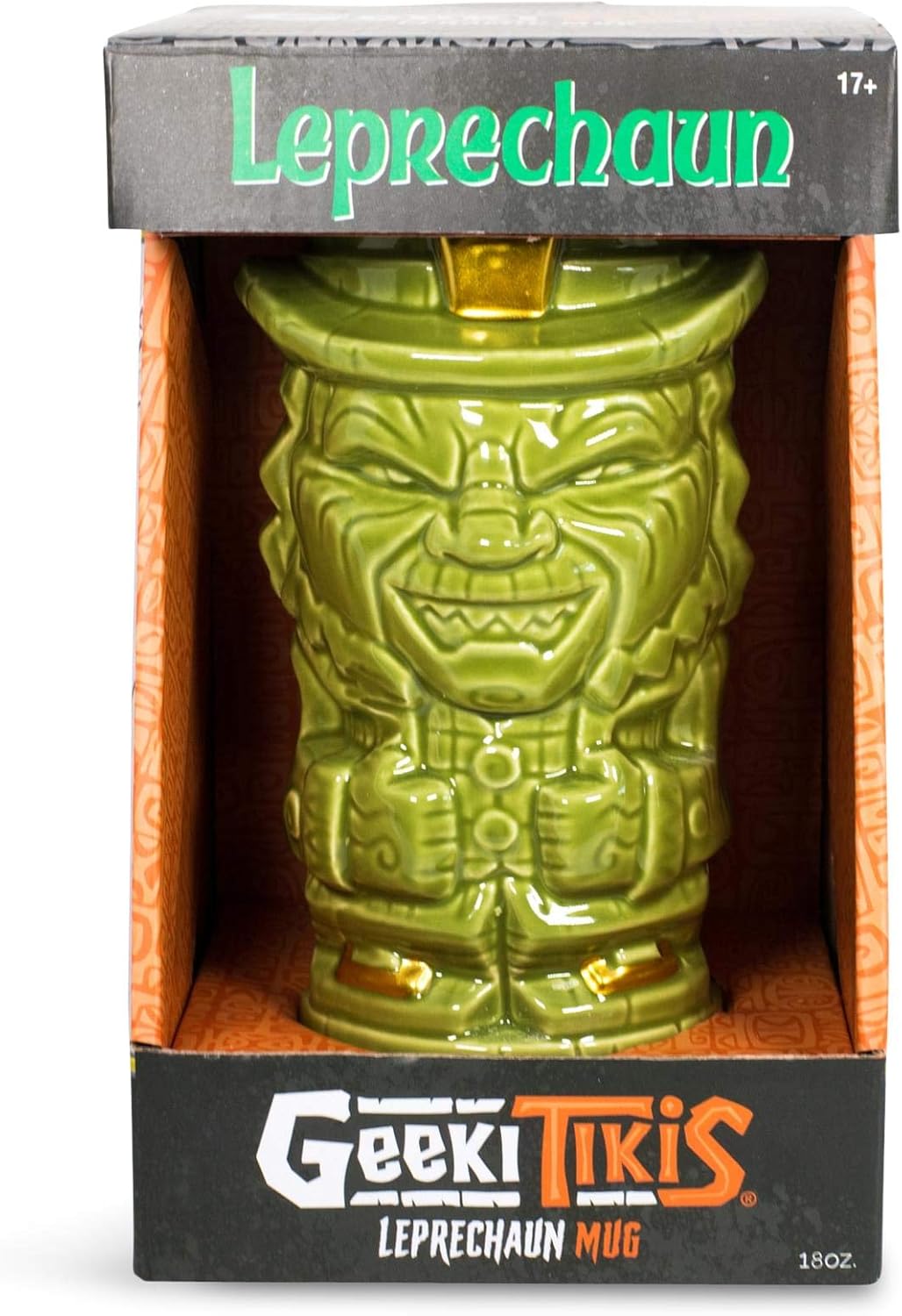 Geeki Tikis Leprechaun Character Horror Movie Tiki Mug